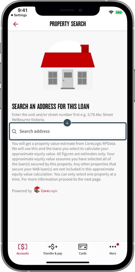 How To View Home Loan Equity | Online Banking Guide - NAB